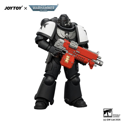 JOYTOY Warhammer 40,000 1/18 Action Figures Ultramarines Intercessor with Bolt Rifle, Bolt Pistol and Chainsword