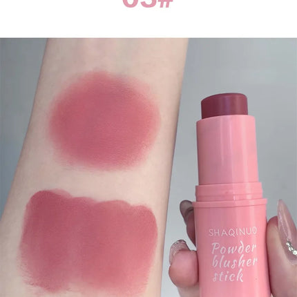 Velvet Matte Smooth Blush Stick Long-lasting And Low Saturation Natural Makeup Effect And Easy To Apply