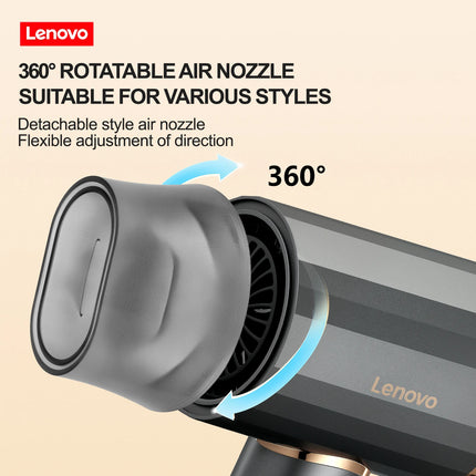 Lenovo C3 high-speed hair dryer, constant temperature, overheat protection, negative ion hair care, professional dry hair, 220V