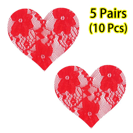 Women Self-Adhesive Disposable Lace Nipple Cover Breast Pasties Stickers For Strapless Clothes Sex Toys Flirtation Accessories