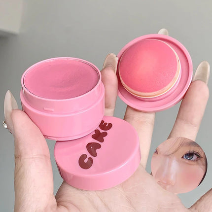 Blush Powder Palette Mashed Potato Natural Matte Brighten Skin Milk Peach Pink Purple Apricot Rubor Rouge Blusher Korean Makeup