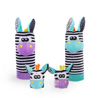 4pcs Purple Donkey