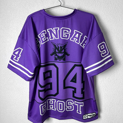 Men's Pokemon Gengar Yasashii Ghost 94 Print T-Shirt Casual Short Sleeve Tee  Anime Fans  Streetwear Lovers Ideal Daily Wear
