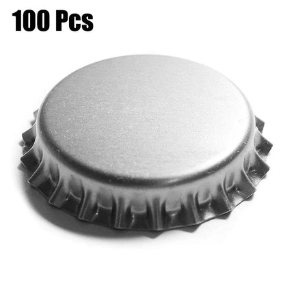 UPORS 100Pcs/Lot Beer Bottle Crown Caps Oxygen Absorbing Seal Beer Bottle Caps for Home Brewing