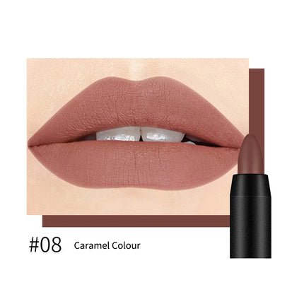 19 Colors Sexy Matte Lip Stick Lipliner Lip Liner Pencil Lasting Nude Rotatable Lipsliner Pen Set Beauty Makeup Tool Cosmetic