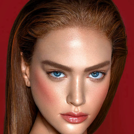 QIBEST Highlighting&Bronzer Stick Face Brightening Blusher Rouge Concealer Pen Long Lasting Highlight Contouring Blush Makeup