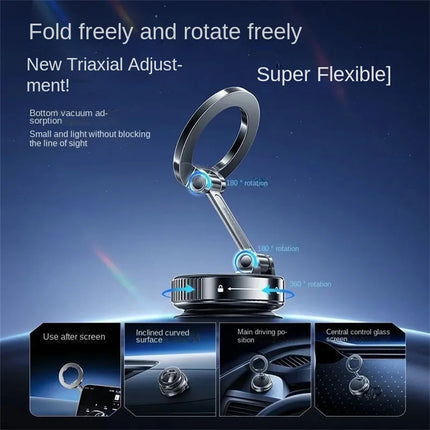 1pcs Adjustable Magnetic Phone Holder Travel Essentials Flexible Rotation Hands-Free Airplane Phone Mount Seat Phone Stand