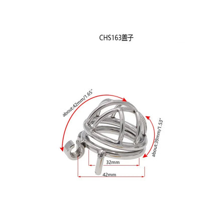 Cock Cage Lockable Chastity Belt Penis Ring Metal Cock Cage Chastity Device Erotic Sex Toys For Men Ball Scrotum Stretcher