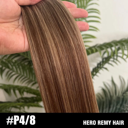 Genius Weft 100G/pc Real Remy Human hair Straight Invisible Chinese Hair Extensions Hair Bundles For Women Hair Weave 16-22 Inch
