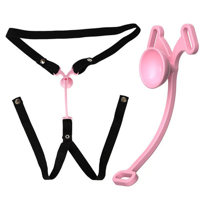 Wearable Sissy Chastity Cage For Men Upgrade FuFu Clip Panty Binding Chastity Device Flat Penis Erotic Sex Toy