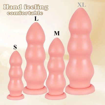 Huge Anal Beads Suction Cup Large Butt Plug Fisting Anal Toys Prostate Massager Anal Dilator Trainer Bdsm Sex Toys For Men Women