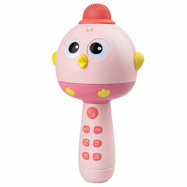 Cute Children Wireless Microphone Music Handheld Kids Microphone with Speaker Educational Toys Rechargeable