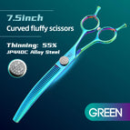 7.5 vert pelucheux