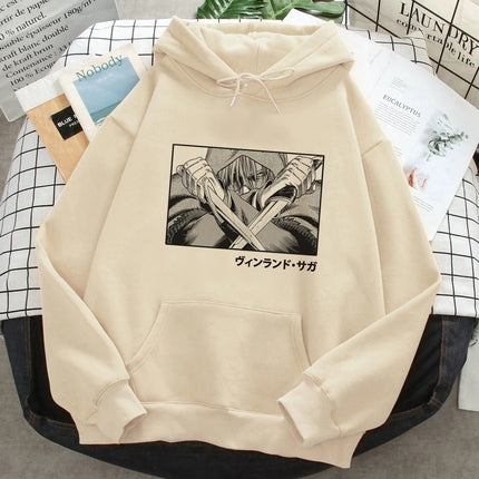 Thorfinn Vinland Saga Vinrando Saga hoodies women graphic aesthetic gothic japanese Hooded Shirt Pullover female vintage sweater