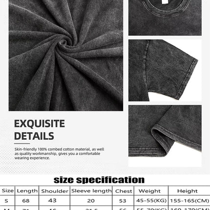 100% Cotton Oversized T Shirt For Men Women HipHop Washed T Shirts cactus jack Short Sleeve Gift Tops look mom i can fly K39