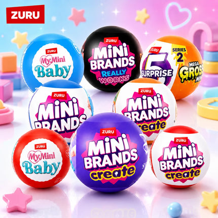 ZURU Mini Brands Blind Box 5 Surprise Capsule Complete Series Mystery Toy