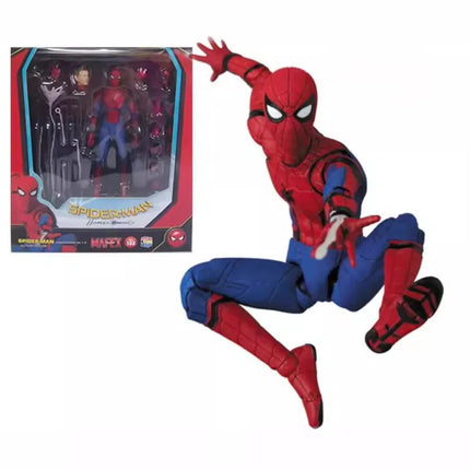 Hero Returns Extraordinary Spider Man Maf103 Handmade Peter Parker Joint Mobile Model Toy Doll Male