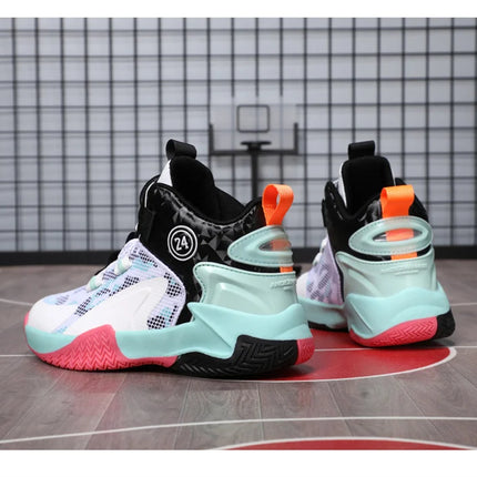 Kids Basketball Shoes Boys Sneakers Non-slip Child Trainer Basket Shoes Outdoor Children Sport Shoes