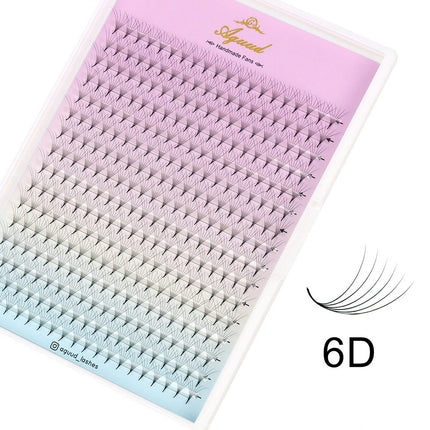 AGUUD 320 Fans Premade Volume Fans Eyelashes Extension 3D-40D Thin Pointy Base Russian Volume Fans Lashes Extension Makeup