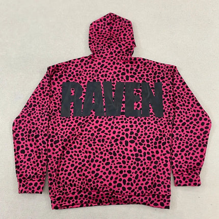 Y2K Trendy Ins Clothing Street Sle Punk Print Long Sve Hoodie Sweatirt ex Faion Retro k Color Overhead Jaet