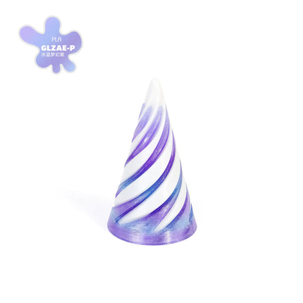 3D Printed Decoration Mini Vortex Printed Spiral Conae Fidget Toy Impossible Pyramid Passthrough Sculpture Thread Illusion Gift