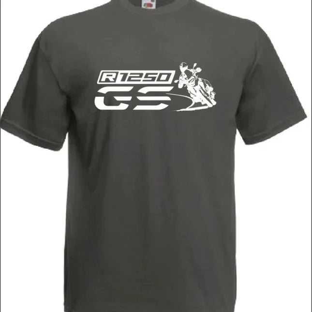 R 1250 Gs T-Shirt Motorrad Fans Motorcycle New Fashion Summer Cotton Men Short Sleeve Printing O-Neck T Shirt