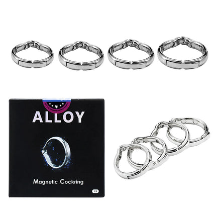 1Pcs, Adjustable metal penile ring, penile exercise correction, glans restraint, male sex toys