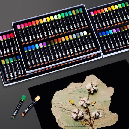 M&G Ultra-Soft Heavy-Covering Oil Pastel Crayon Set Student-Grade Washable Crayons DIY Art Drawing and Painting Tools