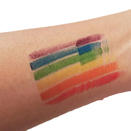 2026 New 2 Pcs Rainbow Crayon Paint Face Painting Birthday Party Colorful Theme Party Accessories Party Home Costume Favors