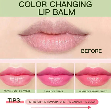 Moisture Lip Balm Aloe Vera Natural Lipbalm Temperature Changed Color Lipstick Long Lasting Nourish Lips Care Makeup 1PC