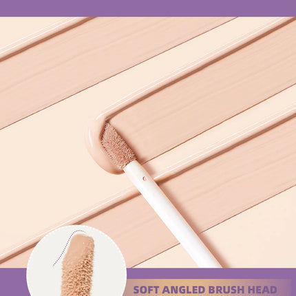 QIBEST Concealer Waterproof and Sweat Resistant Long Lasting Concealer Blush Cover Stains Acne Marks and Fade Dark Circles