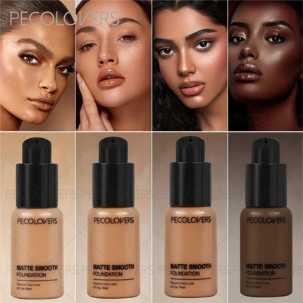 Waterproof Long-Lasting Foundation,Matte Finish,Concealer Foundation,Everyday & Special Events Makeup