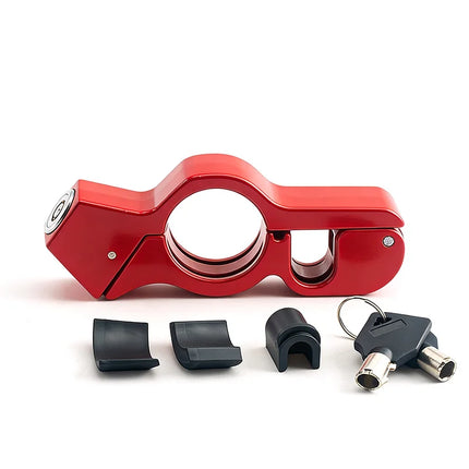 Motorcycle/bike Handlebar Lock Handlebar Brake Handle Solid Lock Imitating Steal Lock Pull Rod ATV Dirt Street Bikes Anti Theft