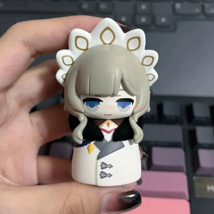 Genuine Product Genshin Impact Fools Executive Series Q Blind Box Mini Doll Collection Desktop Ornamen Christmas Birthday Gifts