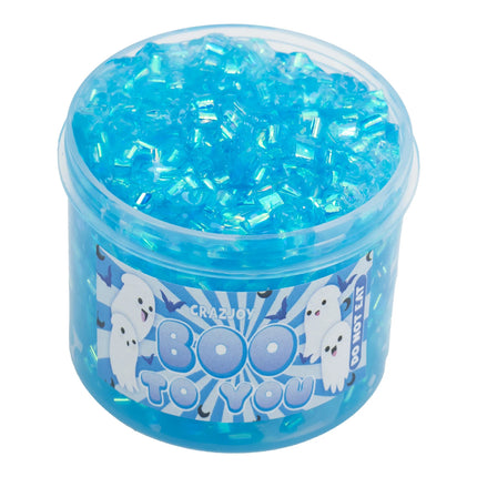 2.37oz Crystal Slime - Glitter Plastic Beads DIY Slime Set Crunchy Super Soft Non-Sticky Mud for Kids Ideal Birthday Party Favor