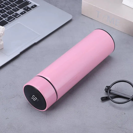 500ML Temperature Display Thermos Cup Stainless Steel Divided Thermos Bottle Outdoor Vacuum Insulated Cup Father's Day Gift