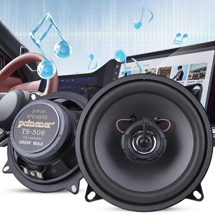 4/5/6.5 Inch Car Speakers 12V 2 Way Full Frequency Car HiFi Coaxial Speaker 4 Ohms 300W/400W/500W Audio Music Stereo Subwoofer