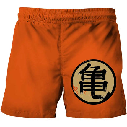 Japanese Cartoon Dragon Ball Z Children's Boys Shorts Beach Pants Summer Cartoon Cute Boys Beach Pants Shorts