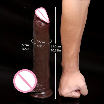 Strap On Realistic Dildos for Women Lesbian Realistic Skin Sliding Foreskin Testicles Dildo For Anal Big Dick Sex Toys Penis 18