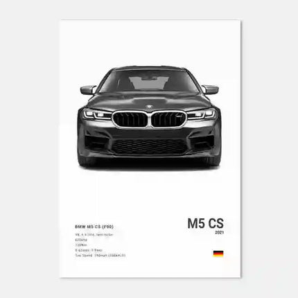 Pop Black And White Poster Wall Art Luxury Supercar F80 M3 M140 GTR HD Oil On Canvas Print Home Living Room Bedroom Decor Gift