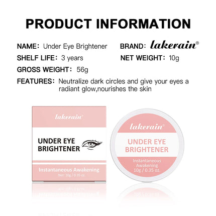 Eye Brightening Concealer To Mask Dark Circles Under Eye Law Fine Lines Are Suitable For European USA Girls Eye Cosmetics