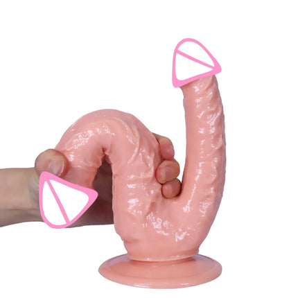 2026 Double Dildos Big Anal Butt Plug Soft Smooth For Sex Machine Double Headed Penis For Women Man Couples Huge Dildo Sex Toys