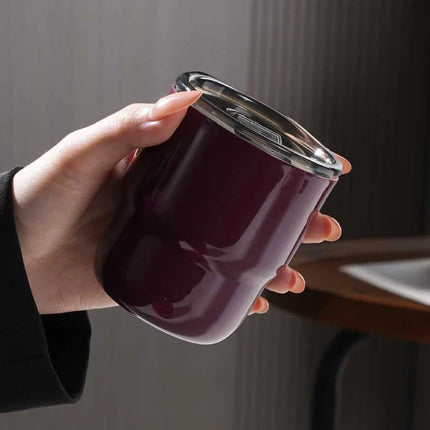304 Stainless Steel Vacuum Tumbler, Portable Travel Mug for Hot & Cold Beverages - 255ml Travel, Coffee, Party Cup in 16 Colors