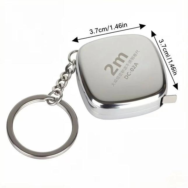 Mini 2m small tape measure keychain; mini tape measure; gift ruler; waist measurement tape