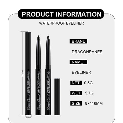 Matte/Pearlescent Eyeliner Gel Pencil Smooth Waterproof White Black Eye Liner Lying Silkworm Pen Cream Makeup for Eyes