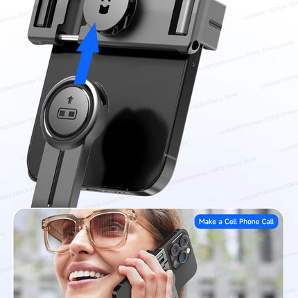 TOKQI Selfie Stick Tripod Phone Stand Portable Mini Tripod with Wireless Bluetooth for Android and Iphone Cell phones Shoot Vlog