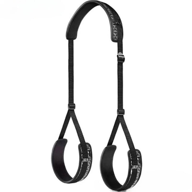 SM Slave Couple Erotic Games Sex Toy BDSM Leg Restraint Open Thigh Bondage Gear Couple Sexual Position Assist Sex Strap System