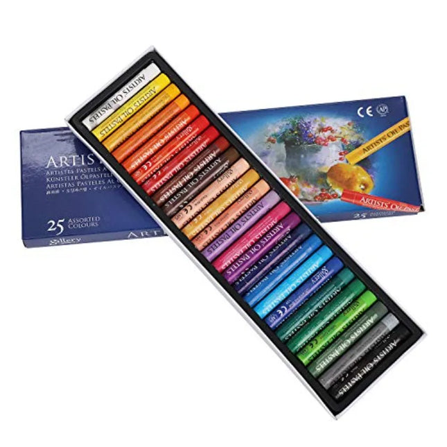 KUPTOOL Oil Pastel Set, Professional Painting Soft Oil Pastels Drawing Graffiti Art Crayons Washable Round Non Toxic Pastel Sti