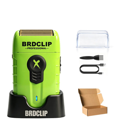 Professional Double Foil Shaver Hair Trimmer Beard trimming Electric Clipper for Man BRDCLIP