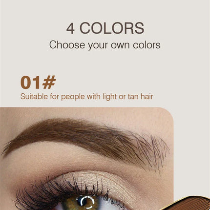 Professional Eyebrow Enhancers Cream Women Natural Liquid Dyeing Eyebrow Set Brow Tattoo Pigments Lasting Waterproof Eyebrow Gel